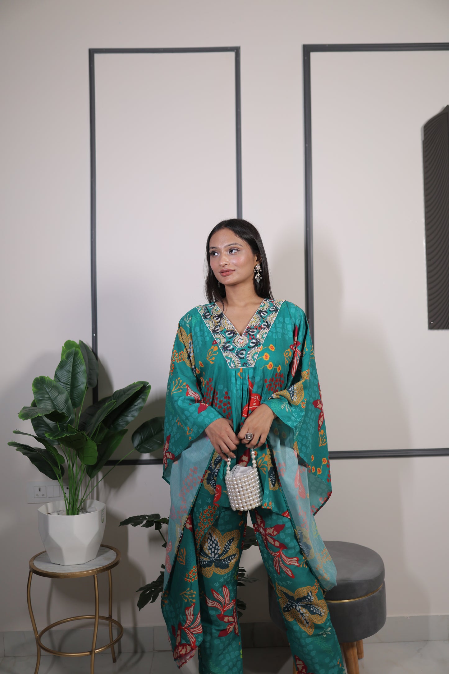 Tropical Breeze Kaftan Set