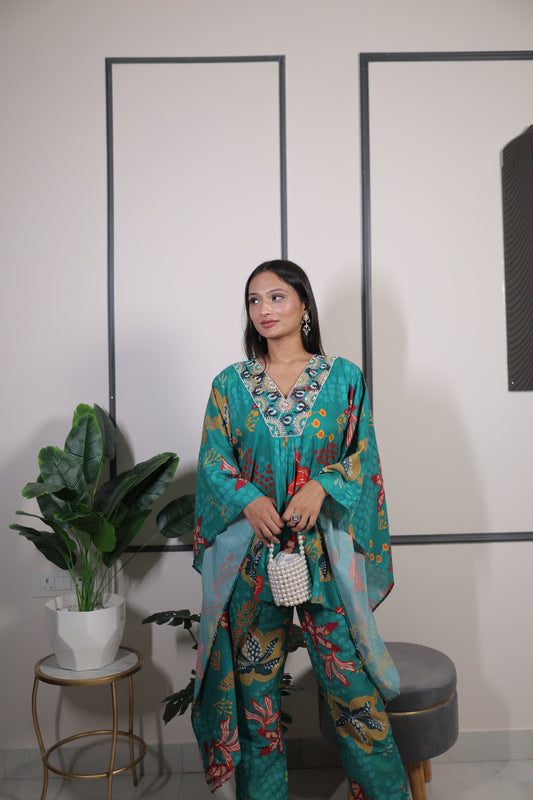 Tropical Breeze Kaftan Set