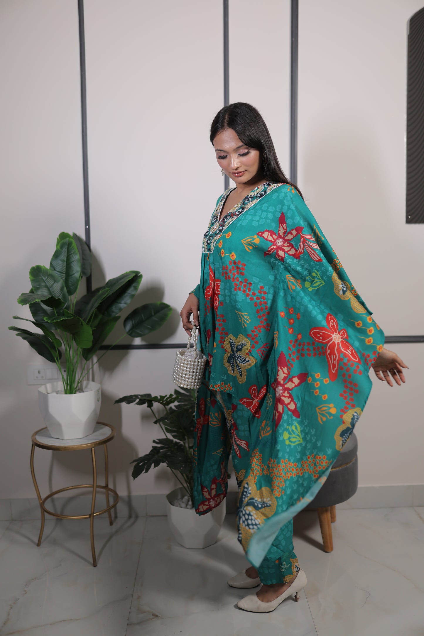 Tropical Breeze Kaftan Set