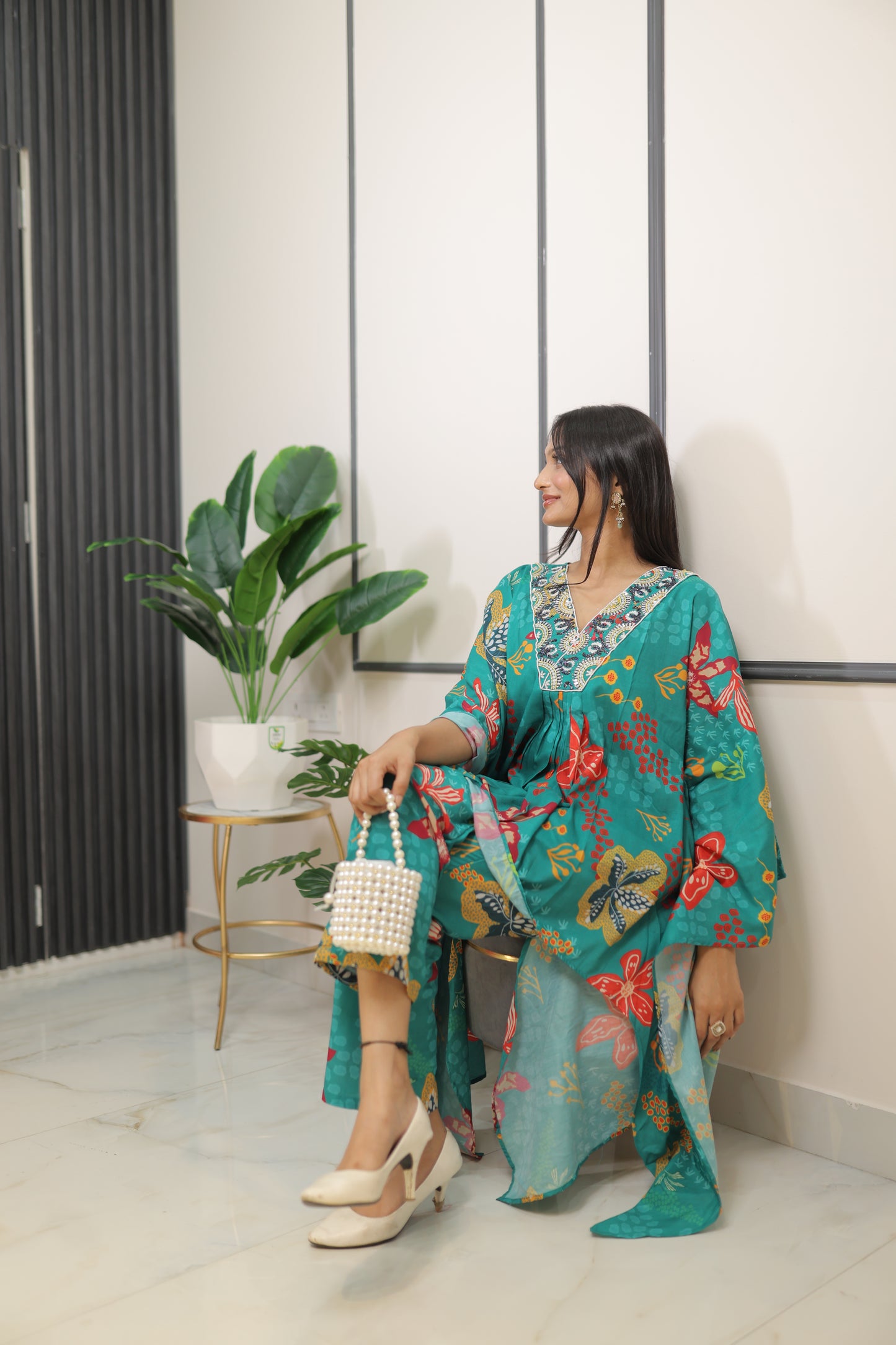 Tropical Breeze Kaftan Set