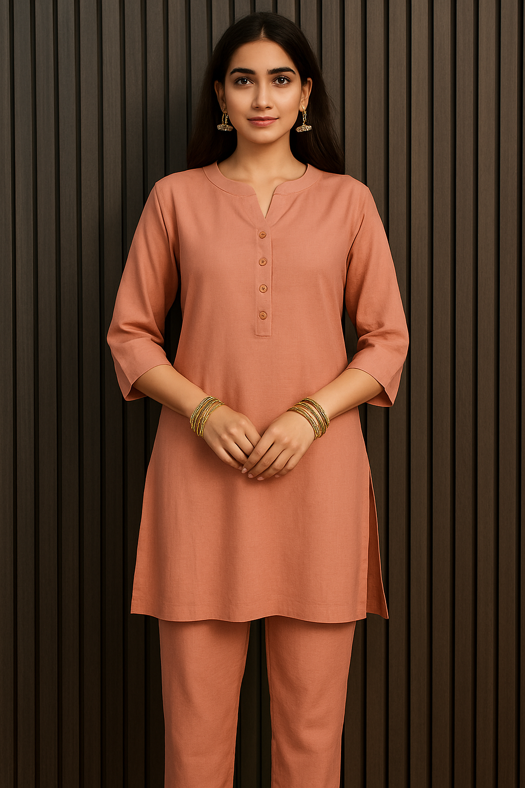 Elegant Terracotta Co-ord Set