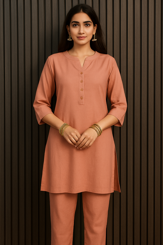 Elegant Terracotta Co-ord Set